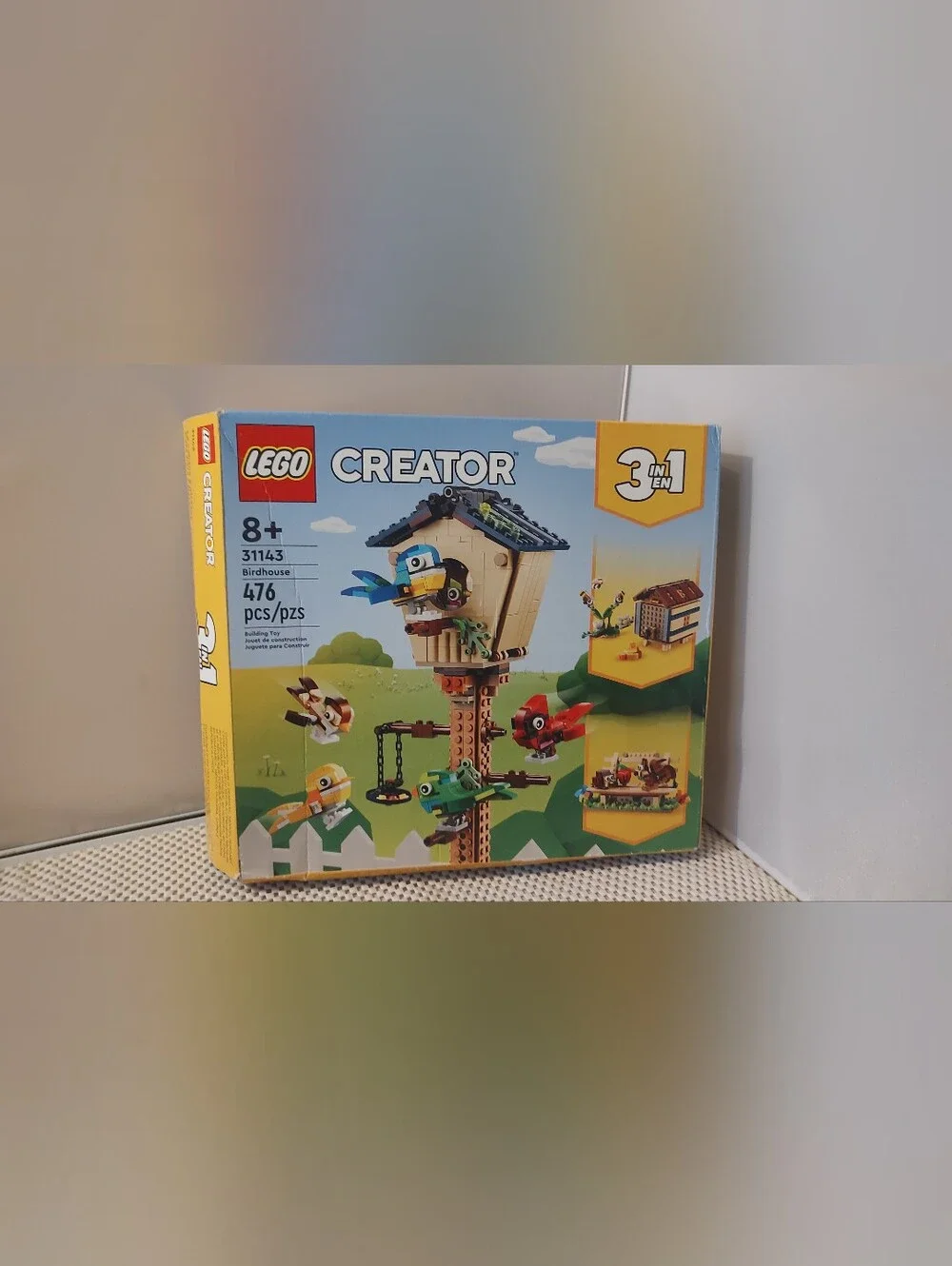 LEGO 31143 Creator 3-in-1 Birdhouse Building Toy Set